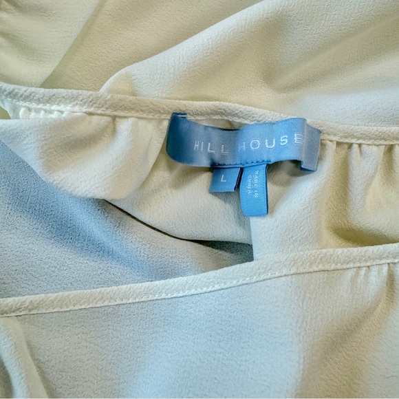 HILL HOUSE Simone Maxi Long Sleeve Dress in Ivory - Picture 10 of 11